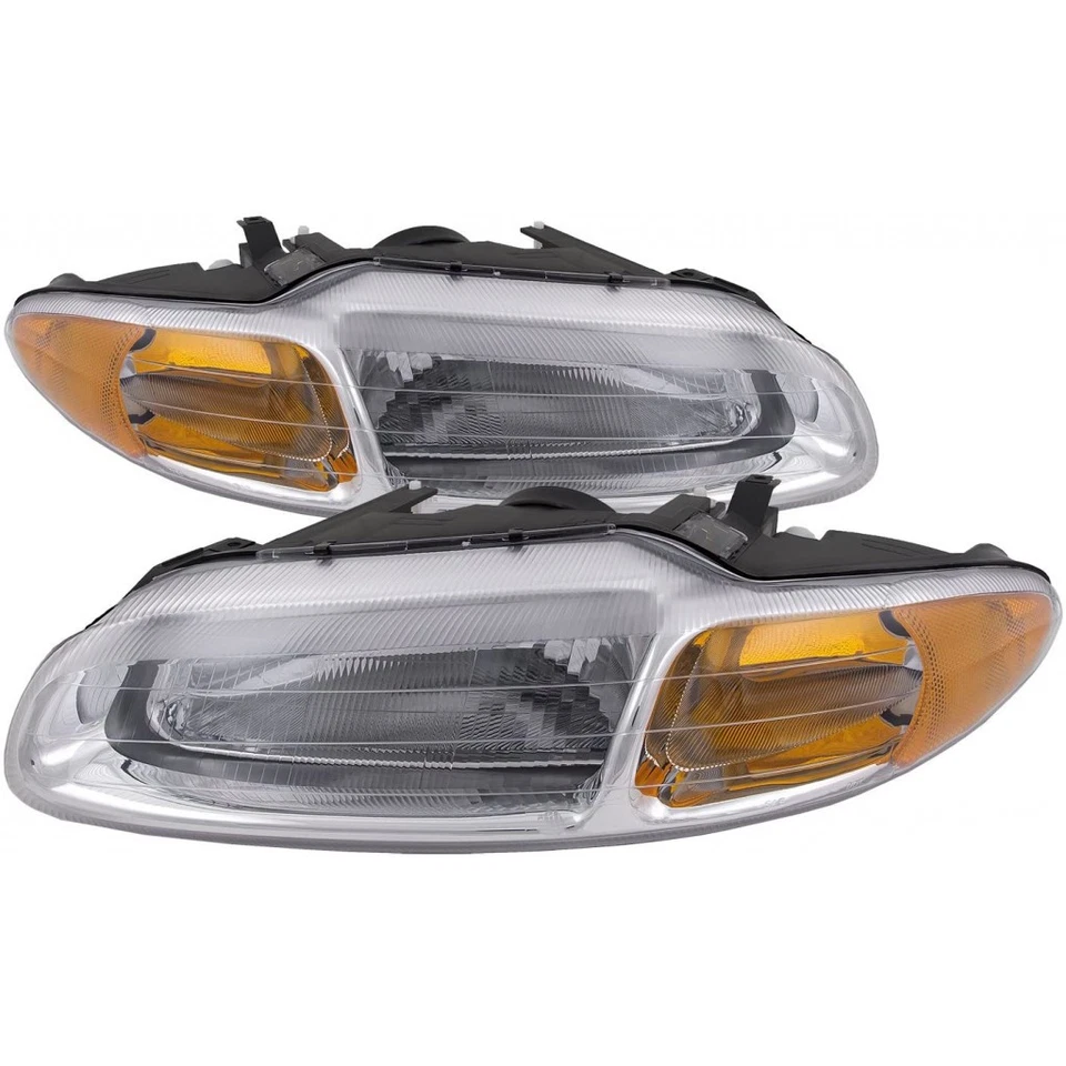 Для Chrysler Sebring фары 1996-2000 пара кабриолет CH2502116 + CH2503116 - Изображение 1 из 4