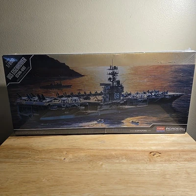 Academy 14212 1:800 USS Eisenhower CVN69 Atomic Aircraft Carrier Kit Sealed - Image 1 of 4