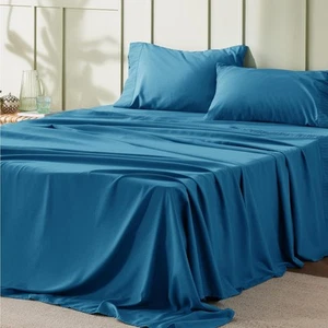 Bedsure Queen Bettwäsche Set - 4 Stück Soft Size Queen, 06 - türkisblau - Bild 1 von 9