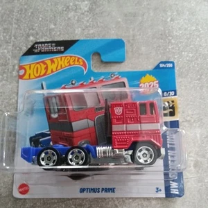 Hot Wheels Optimus Prime 2025 New And Sealed Short Card - Picture 1 of 4