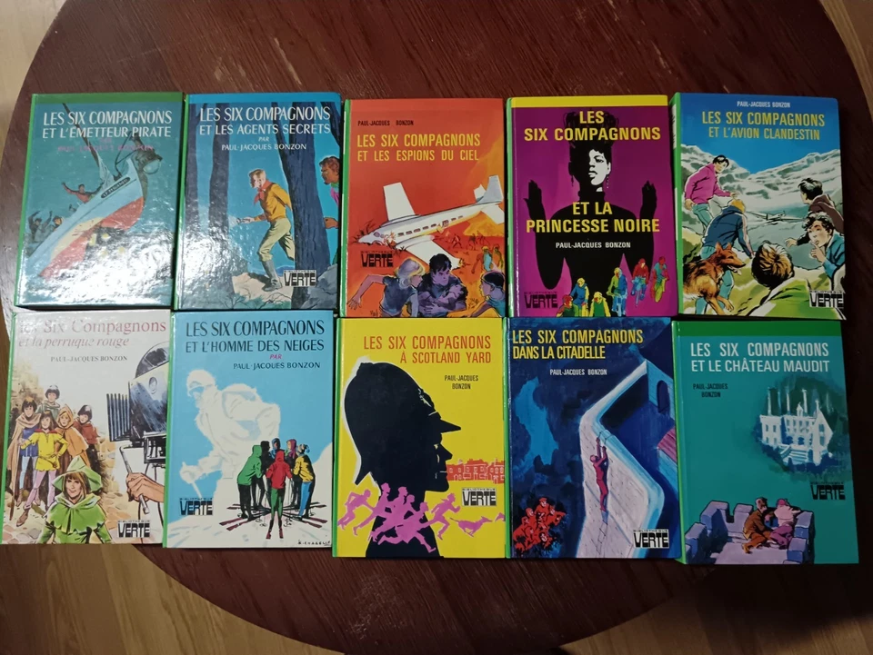 Lot de 10 livres Les six compagnons - Photo 1/3