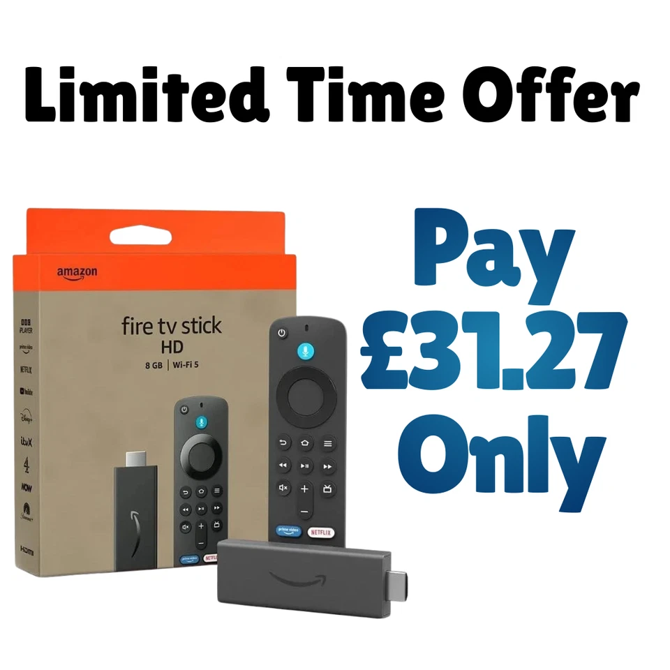 Amazon Fire TV Stick & Alexa Voice Remote - HD Media Player Firestick Latest Gen - Image 1 of 4