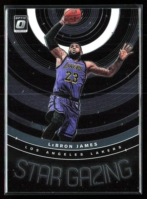 LeBron James 2019-20 Donruss Optic Star Gazing #9 Los Angeles Lakers - Image 1 of 3