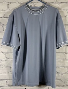 Michael Strahan Collection, XL Blue Short Sleeve Shirt - Picture 1 of 5
