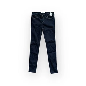 NWT Girls Abercrombie Kids Dark Wash Jean Legging Size 16 Slim - Picture 1 of 2