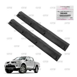 Pair Rubber Weatherstrip Hood Side For Mitsubishi L200 Triton KA4 2006 2014 - Picture 1 of 10