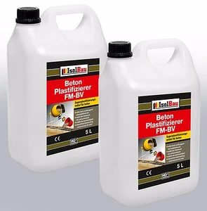 10 L Beton-Zusatzmittel Plastifizierer Betonverflüssiger Verflüssiger 2 x 5 L - Bild 1 von 4