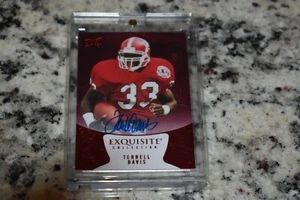 2014 Upper Deck Exquisite Terrell Davis  5/7 Autograph - Picture 1 of 2