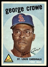 1959 Topps George Crowe St. Louis Cardinals #337