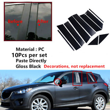 Decal Covers 10pc Black Pillar Posts Trim Fit For Mazda CX-5 CX5 2013-2016
