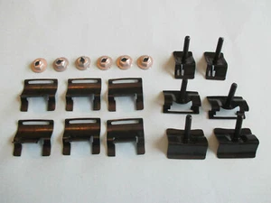 62 63 64 CHEV IMPALA REAR WINDOW TRIM CLIPS 1962 1963 1964 - Imagen 1 de 1