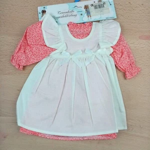 Vintage 17.7" Doll Dress, red, Country Style Dress, Made in Germany - Picture 1 of 10