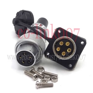 WEIPU WS20 5 Pin Industrial Automotive Aviation Connector Panel Mount Socket - Picture 1 of 7