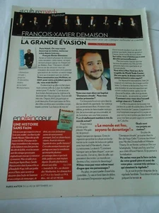 Coupure de Presse Clipping 2011 Francois Xavier Demaison la grande évasion - Picture 1 of 1