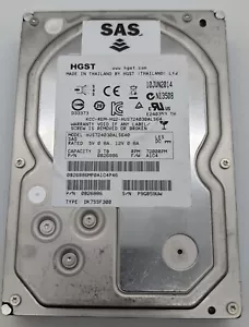 HGST 3 TB 7,2K 3,5" SAS HUS724030ALS640 HDD - Bild 1 von 2