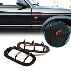 2PCS Car Body Fender Turn Signal Cover Grille For Land Rover Discovery 2 1998-04 - Foto 1 di 12
