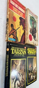 Tarzan Edgar Rice Burroughs Book Vintage Lot 10 12 Ant Men Jewels of Opar Empire - Picture 1 of 11