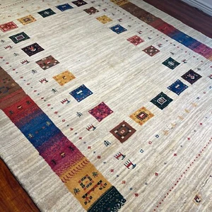 Superb Exquisite Hand-Knotted Oriental Rug 6’ 9” x 9’ 4” (INV1901) 6x9 - Picture 1 of 15