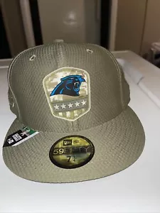New Era 39Thirty Carolina Panthers NFL Salute to Service USA Fitted Hat …. - Picture 1 of 5