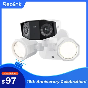 Reolink Duo Floodlight PoE 4K Security IP Camera 180° Panoramic with Floodlights - Picture 1 of 17