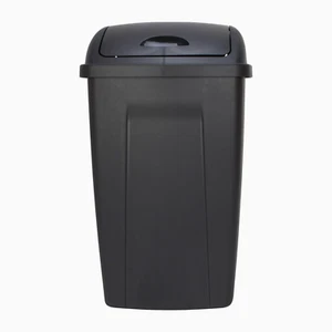 Mainstays 13 Gallon Trash Can, Plastic Swing Top Kitchen Garbage Trash Can - Picture 1 of 8