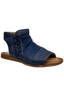 Miz Mooz女式皮革褶皱凉鞋Flaire River — 第 1/3 张图片