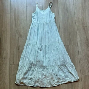 Cat & Jack Mädchen Blumen Strick Maxikleid mintgrün Gr. 7/8 Sommer Frühling - Bild 1 von 8