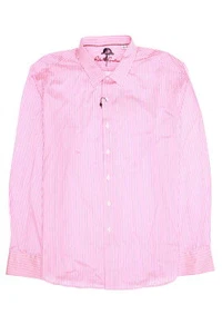 Robert Graham 'Crosswall' Mens Mauve Striped Button Down Shirt - Picture 1 of 3