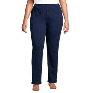 Pantalones deportivos Lands' End de punto cintura alta 94028 - Imagen 1 de 2