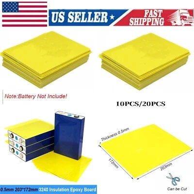 Lot Insulation Epoxy Plate for 3.2V 280Ah 320Ah 310Ah 90Ah 12.8V Lifepo4 Battery - Image 1 of 4