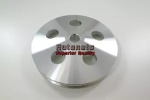 Bomba de dirección asistida de aluminio GM Polea Keyway SBC BBC Chevy Olds Pontiac 350 454 - Imagen 1 de 3