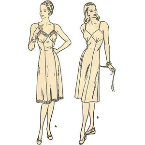 Patrón de los años 40, calzoncillos Vogue con un corpiño ajustado - Busto = 34" (86 cm) - Imagen 1 de 2