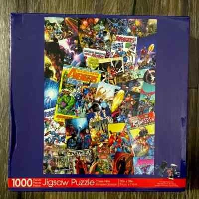 AQUARIUS Marvel Puzzle Cast (1000 Piece Jigsaw Puzzle)  - Image 1 of 3