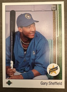 1989 Upper Deck - #13 Gary Sheffield - Rookie Card - Mint Condition