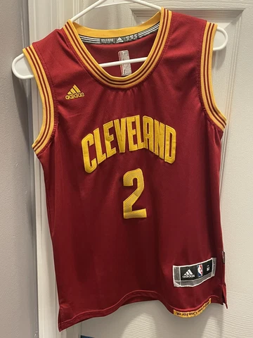Adidas Cleveland Cavaliers Cavs Kyrie Irving Wine Jersey Size Youth Medium Cover
