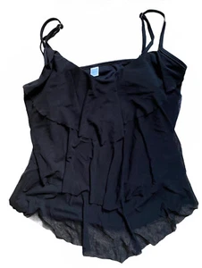 Traje de baño tankini en niveles de malla de escape tropical (8) - Imagen 1 de 1