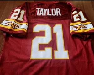 NWT Washington Redskins #21 Sean Taylor Dual Patch Burgandy Jersey Mens Large - Picture 1 of 9