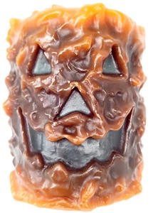 Jack-O-Lantern Halloween Pumpkin Candle Fall Decorative Orange - Picture 1 of 9