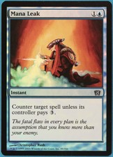 Mana Leak FOIL 8th Edition NM Blue Common MAGIC MTG CARD (ID# 145144) ABUGames