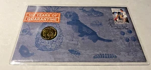 2008 Australia $1 UNC Coin, 100 Years of Quarantine RAM PNC - Picture 1 of 5