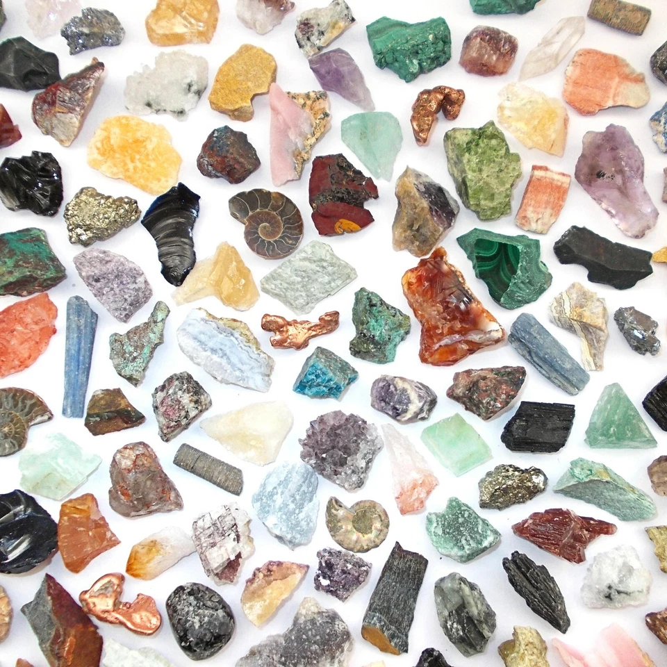 CRYSTAL NATURAL ROUGH STONE  MINERAL SPECIMEN 10g PICK N MIX Fossils UK Seller - Image 1 of 1