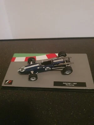 FORMULA 1 F1 AUTO COLLECTION SCALA 1/43 - EAGLE MK1 - D. Gurney - Teca Box - Immagine 1 di 4
