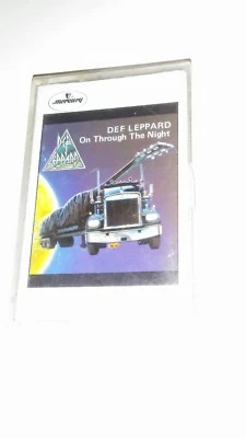 Def Leppard On Through the Night Cassette Tape 1986 Rock & Roll Collectibles OOP - Image 1 of 3