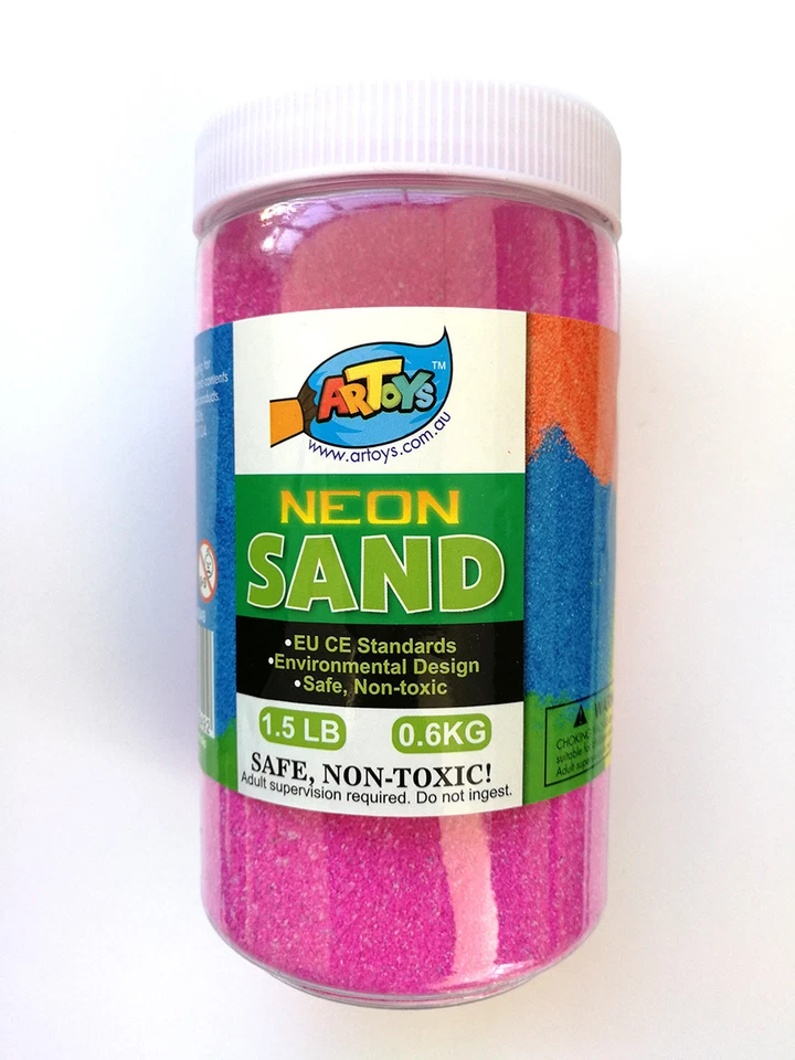 Rose Red Colour Sand 600g Great for School & Home & Party Craft Sand Art - image 1 of 1