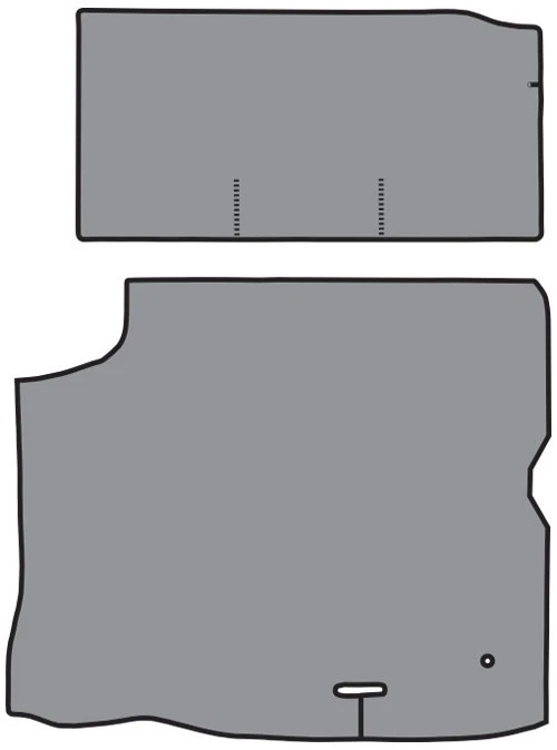 Alfombrilla de vinilo para maletero Buick Gran Sport 1965-1967 2 piezas Foto 1 de 1