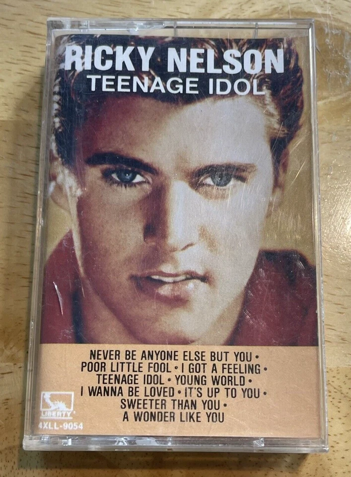 Ricky Nelson Teenage Idol Cassette Tape 1984 - Image 1 of 2