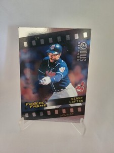 Kenny Lofton 1998 Donruss Studios ' Freeze Frame ' Insert #17/1311 of 4500