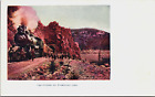 Tunnel No 8 Moffat Line Steam Locomotive Colorado Embossed Postcard C058