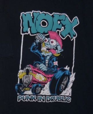 Camisa NOFX Punk In Drublic 2017 Gira de Conciertos Banda Doble Cara Talla XXXL Foto 1 de 4