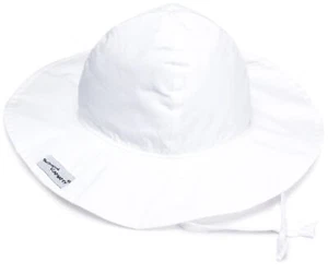 Baby Girls' UPF 50+ Floppy Hat White X-Small - Picture 1 of 6
